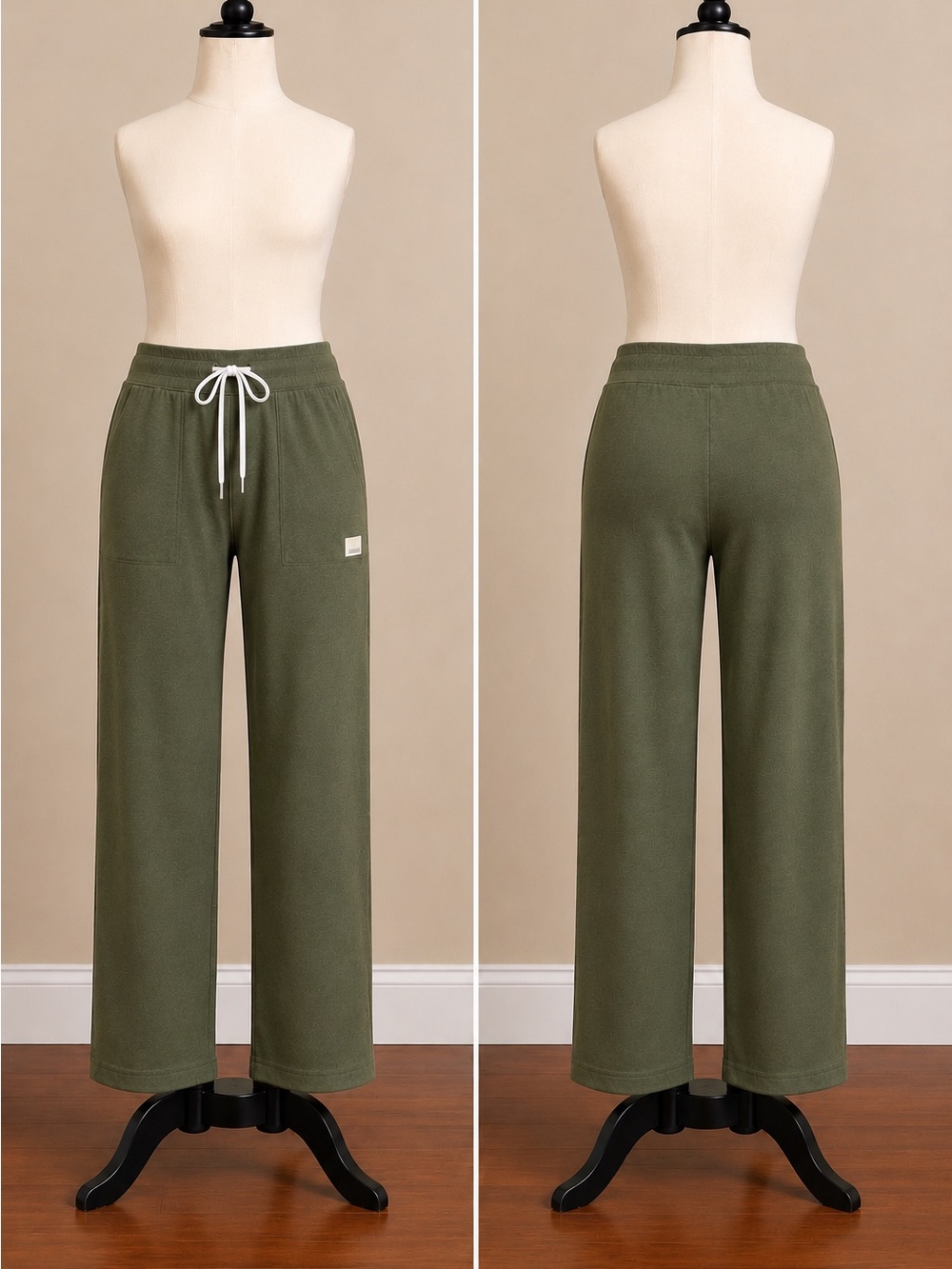 Vuori Olive Wide-Leg Lounge Pants